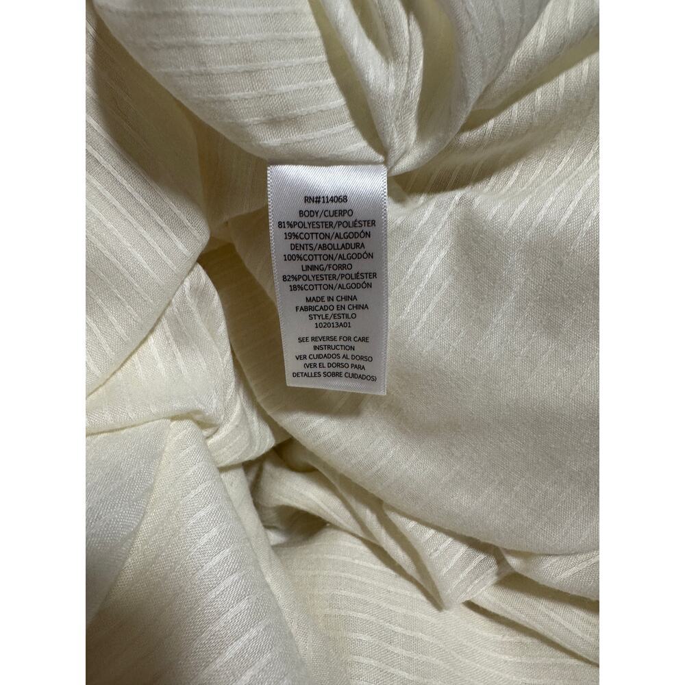 Sweet Baby Jamie by Jamie Mizrahi lace embroidered dress, Ivory, Large Preowned - Picture 6 of 6